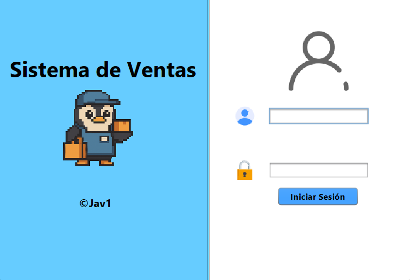 Vista general del Mini ERP: menú y formularios principales