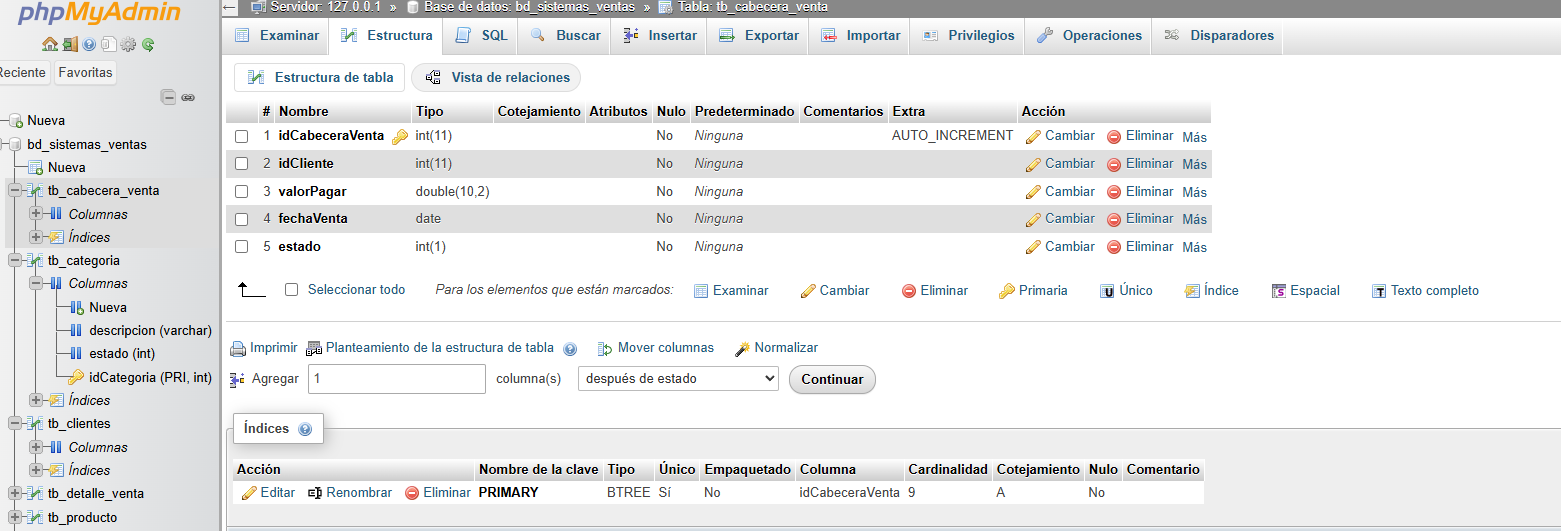 Conexión a MySQL / esquema
